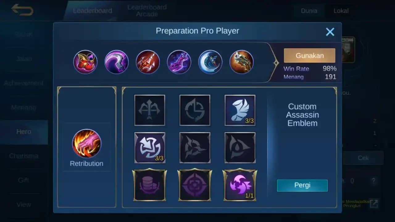 Rekomendasi Build Natan Mobile Legends Lengkap Dengan Penjelasanya & Spare Equipment