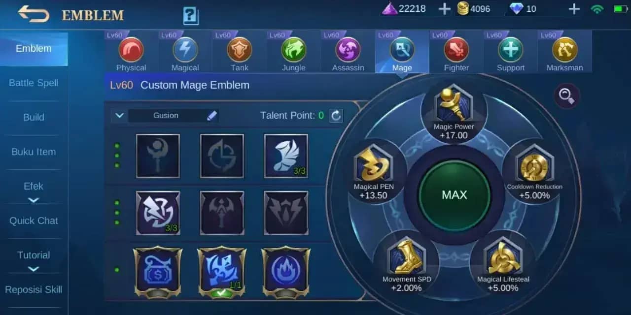 9 Set Emblem Mobile Legends Yang Harus Kalian ketahui Dan Pahami