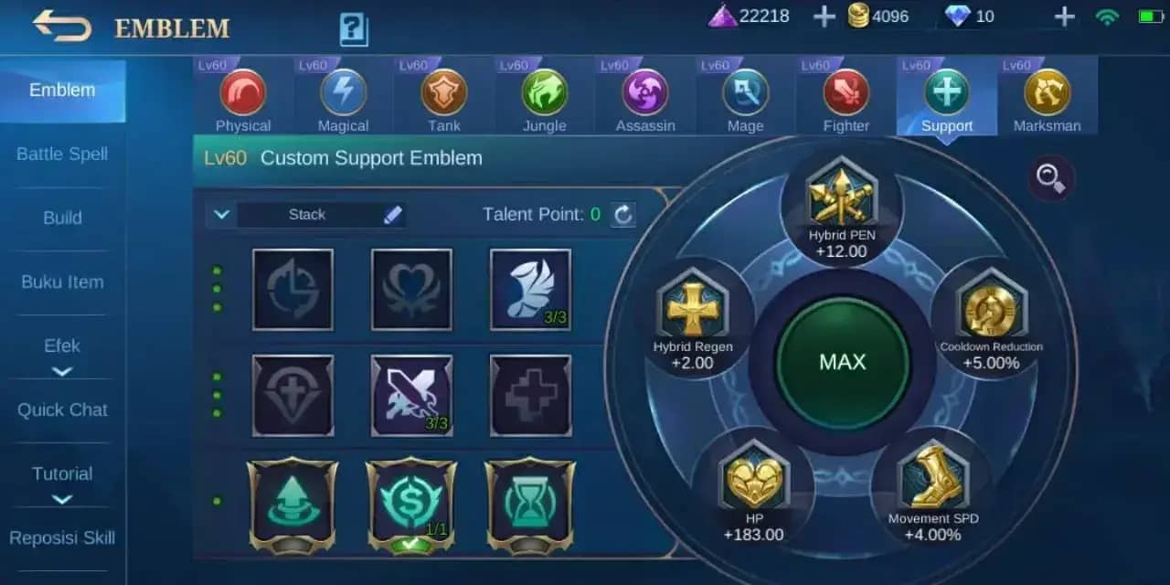 9 Set Emblem Mobile Legends Yang Harus Kalian ketahui Dan Pahami