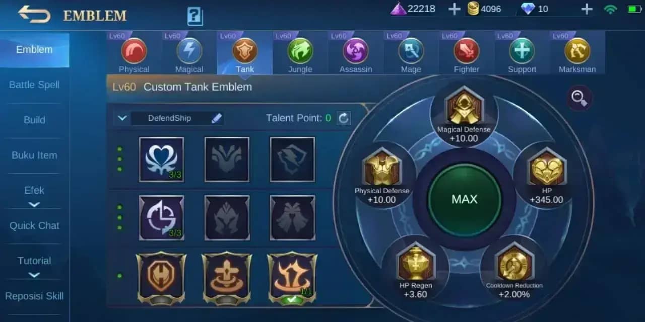 9 Set Emblem Mobile Legends Yang Harus Kalian ketahui Dan Pahami